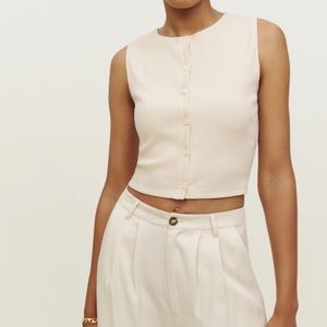 Reformation Marleigh Knit Top